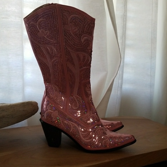 Helens Heart Shoes - Helens Heart Sequin Boots